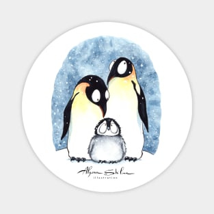 Penguins family Magnet